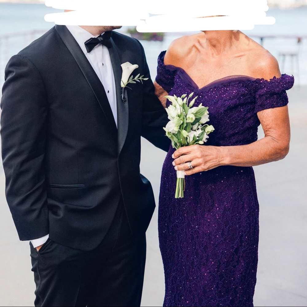 MOB Dress in Eggplant